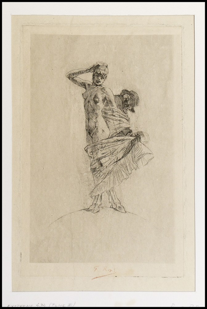 Felicien Rops - Il furto e la prostituzione dominano il mondo - 1897/1893